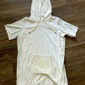 DKNY Active Wear Top with Hood | Medium